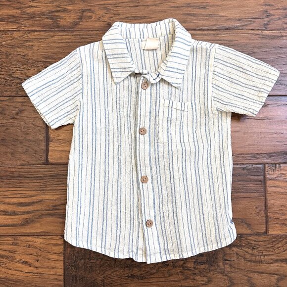 Blue Rooster Boys' Jack Shirt in Riviera Stripe - Picture 1 of 3